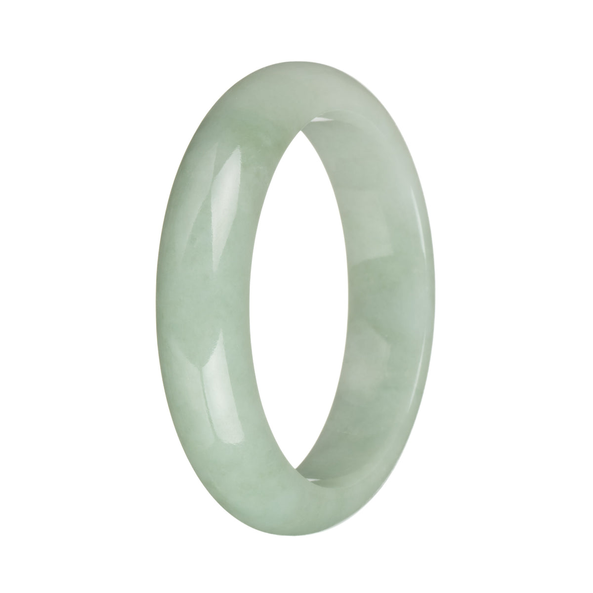 58.3mm Light Green Jade Bangle Bracelet