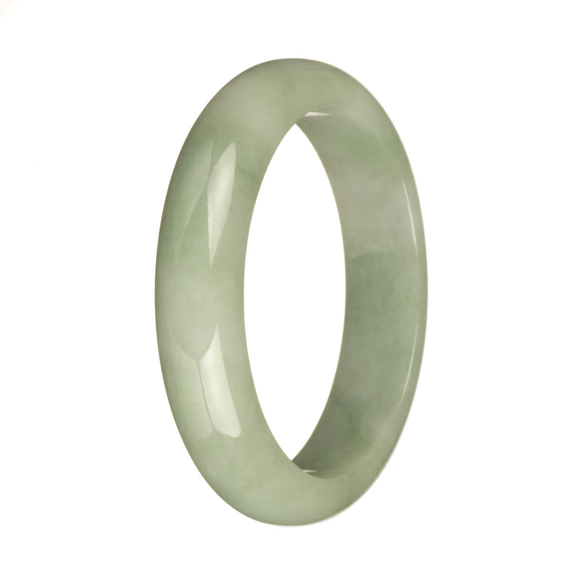 59mm Light Green Jade Bangle Bracelet