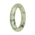58.8mm Pale Green with Dark Green Patterns Jade Bangle Bracelet