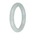 57.4mm White Jade Bangle Bracelet