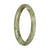 78.2mm Greyish Green with Olive Green and Brown Patterns Jade Bangle Bracelet