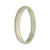 78.2mm Greyish White and Light Green Jade Bangle Bracelet