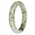 78.3mm Grey with Olive Green, Light Green, and Brown Patterns Jade Bangle Bracelet