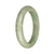 57.7mm Grey with Apple Green Patterns Jade Bangle Bracelet