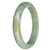 78.3mm Green with Brown Patterns Jade Bangle Bracelet