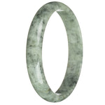 79.8mm Grey Patterns Jade Bangle Bracelet