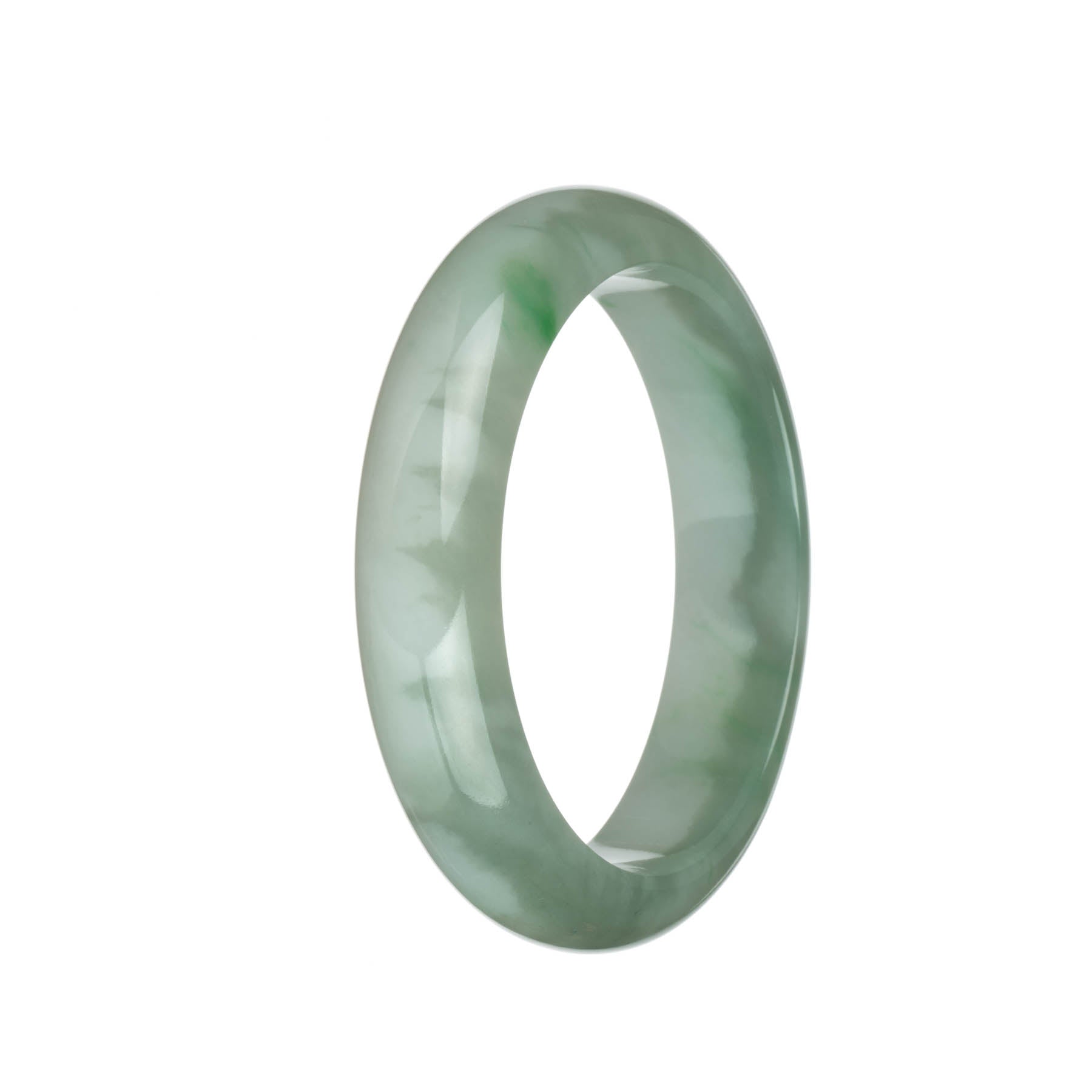 Real Grade A Green and White with Emerald Green Patterns Jadeite
