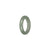 Certified Light Green Jade Band - US 8