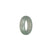 Certified Pale Green Burma Jade Ring - US 8