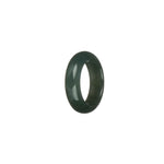 Genuine Dark Green Jadeite Jade Ring - US 7.25