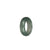 Authentic Green and Pale Green Burma Jade Band - US 7