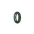 Genuine Green Burma Jade Ring - US 5.75