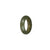 Genuine Olive Green Jade Band - US 7.75