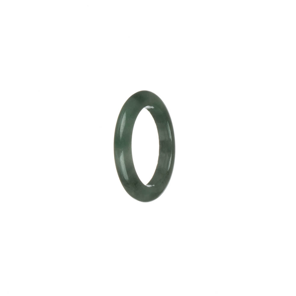 Genuine Green Burma Jade Band - US 7.5