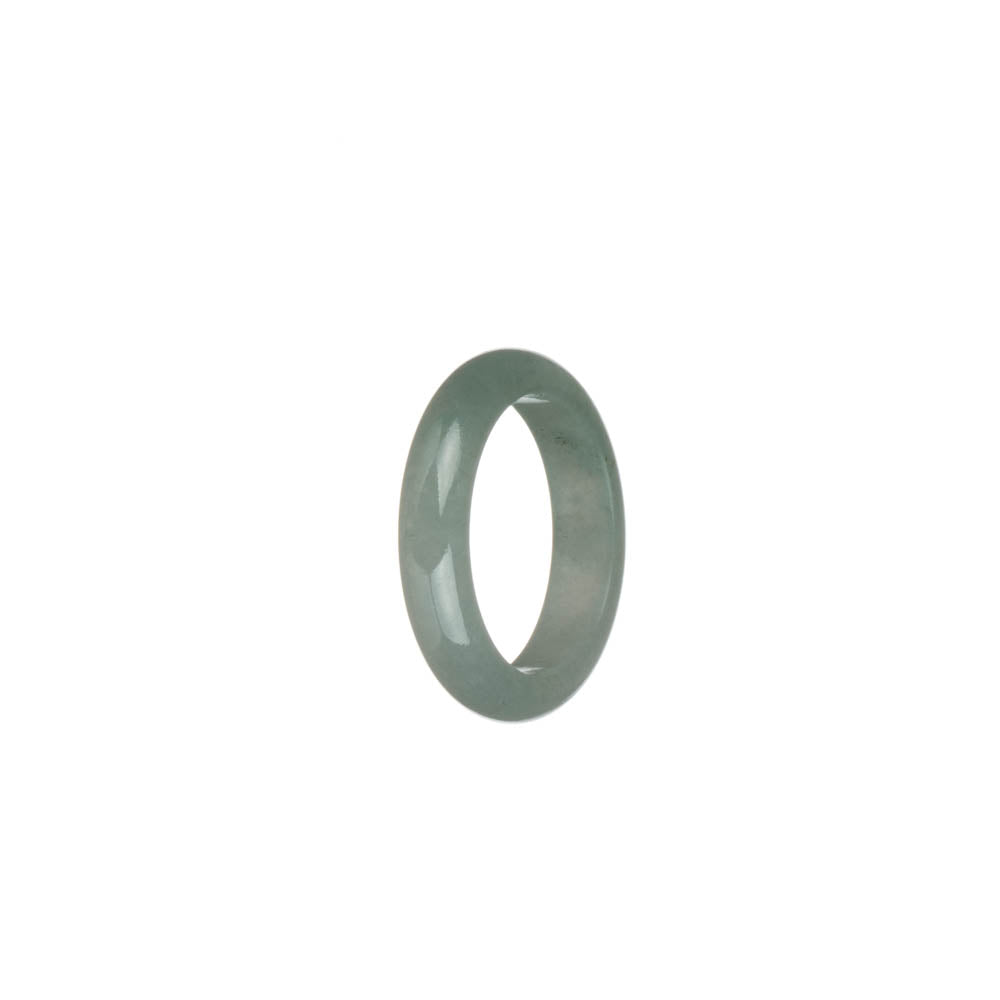 Genuine Light Green Burma Jade Ring - US 8