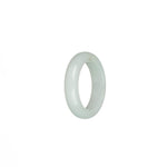 Authentic White Burmese Jade Ring- US 9.5