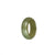 Genuine Olive Green Burmese Jade Ring - US 9.75