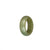 Genuine Olive Green Burmese Jade Ring - US 9.75
