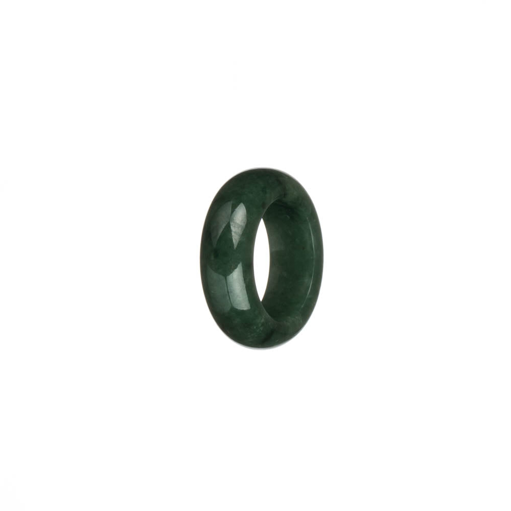 Authentic Green Jadeite Jade Ring- US 4.5