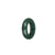 Real Deep Green Burmese Jade Ring - US 7.25