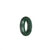 Real Deep Green Burmese Jade Ring - US 7.25