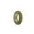 Genuine Olive Green Burma Jade Ring - US 9.75