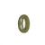 Genuine Olive Green Burma Jade Ring - US 9.75