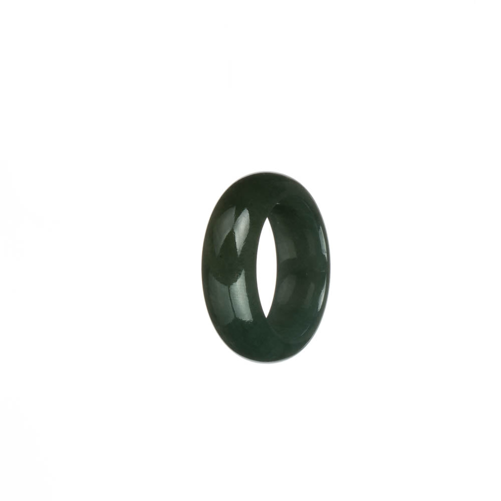 Genuine Deep Green Jade Band - US 7.5