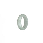 Genuine White Burma Jade Ring- US 8
