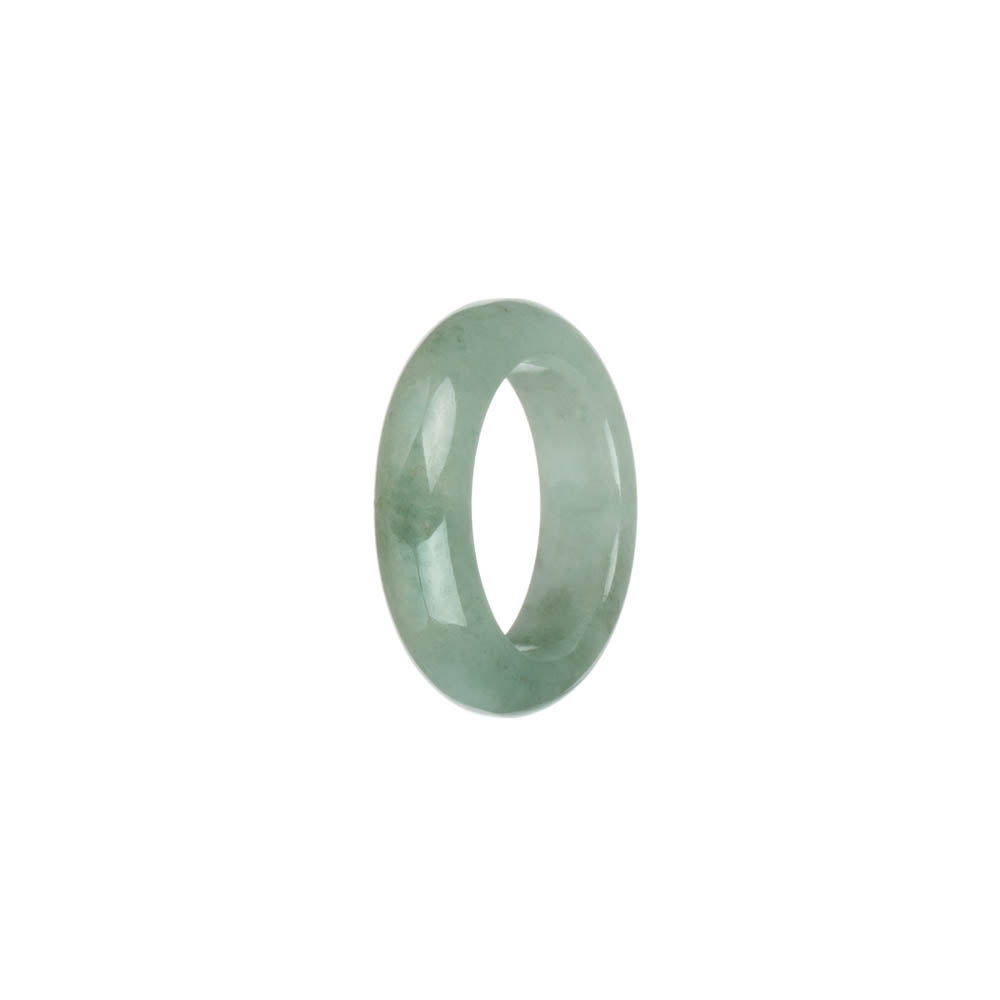 Genuine Light Green Jade Ring - US 9.5