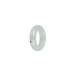 Real White Jadeite Jade Ring - US 6