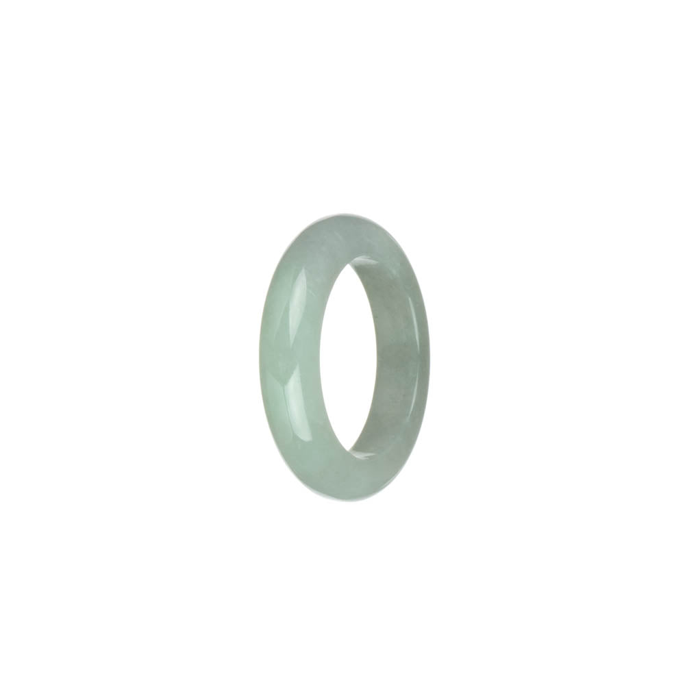 Authentic Pale Green Jade Band - US 9.5