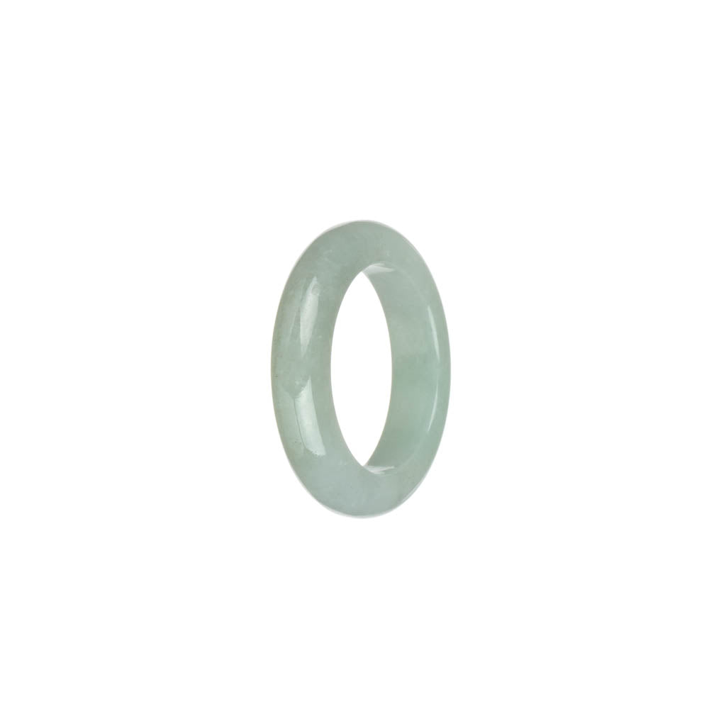 Authentic Pale Green Jade Band - US 9.5