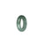 Genuine Green Burma Jade Ring - US 7