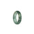 Certified White with Green Patterns Jadeite Jade Ring  - US 9.75