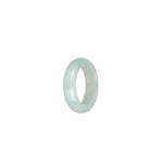 Real White Jadeite Jade Ring - US 6