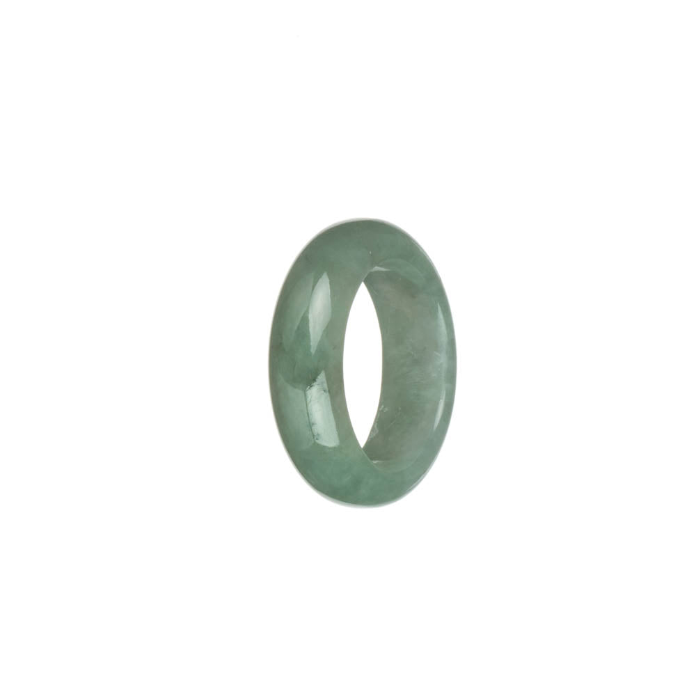 Certified Pale Green Jadeite Jade Band - US 9.25