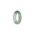 Authentic Pale Green Burmese Jade Ring  - US 9.5