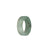 Genuine Green and Pale Green Burma Jade Band - US 9