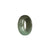 Certified Pale Green with Brown Jadeite Jade Band - US 9.25