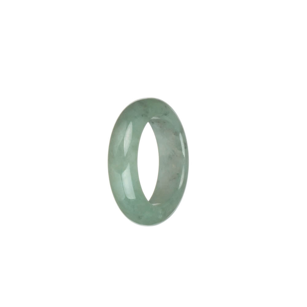 Certified Light Green Jadeite Jade Band - US 9.25