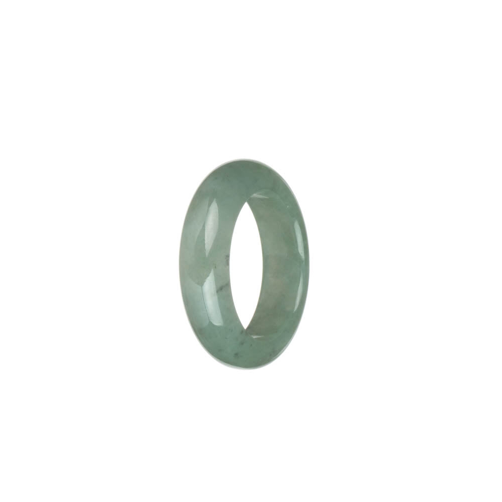 Certified Light Green Jadeite Jade Band - US 9.25