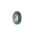 Genuine Green Burma Jade Ring  - US 8