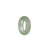 Genuine Pale Green Jade Ring  - US 8.25