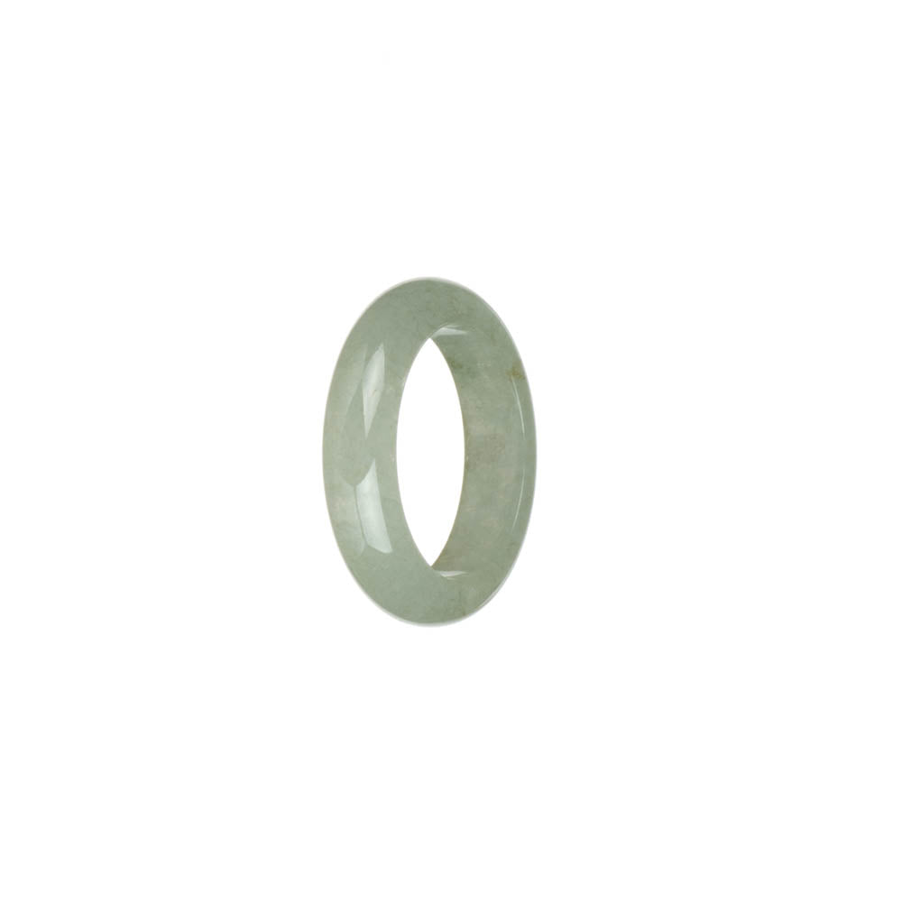 Genuine Pale Green Jadeite Jade Ring- US 8.5