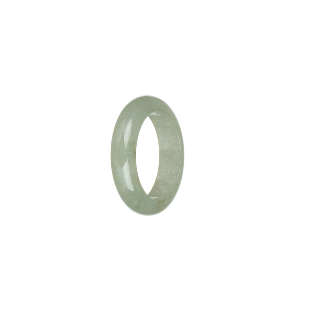 Genuine Pale Green Jadeite Jade Ring- US 8.5