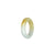 Authentic Yellow and White Jade Ring  - US 8.25
