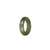 Authentic Olive Green Jade Band - US 7.5