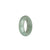 Authentic Light Green Jade Ring - US 9.25