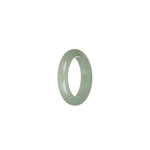 Genuine Pale Green Jade Band - US 8.25